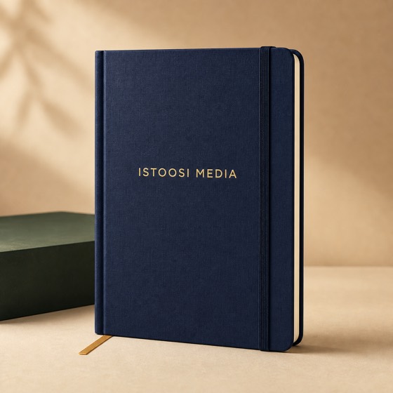 Creator Notebook from the Istoosi merchandise collection